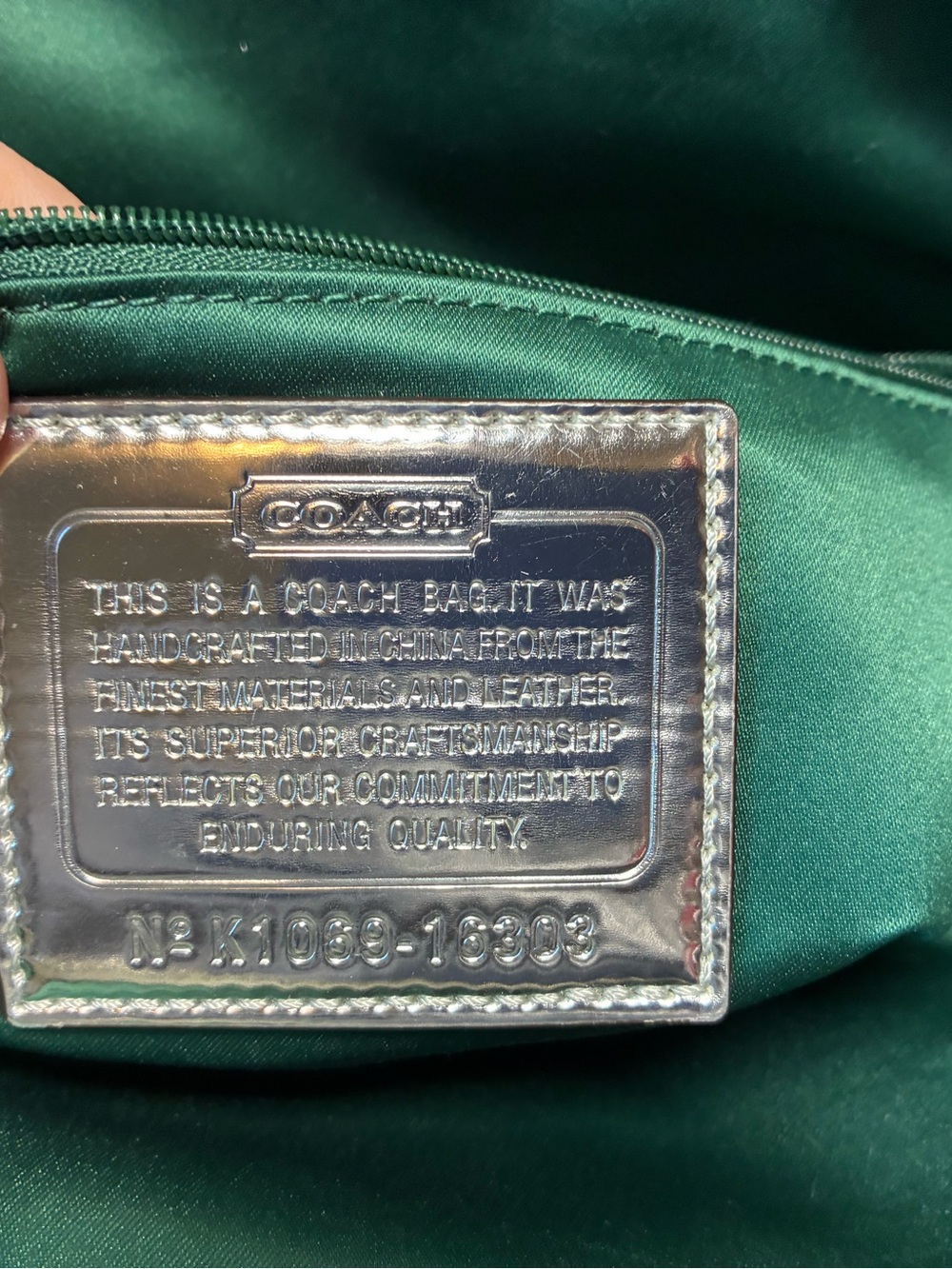 Coach Poppy Sequin Dome Satchel - Picture 7 of 8